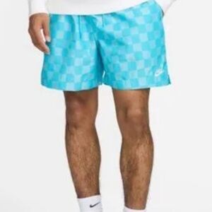 Nike Blue Checkered Shorts Men’s X-Large NWT